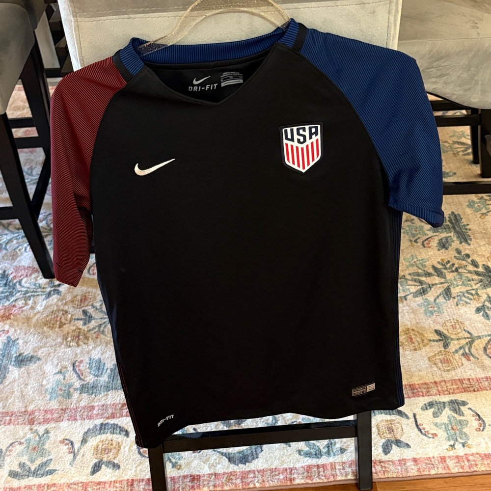 Nike Black, Blue, and Red Jersey